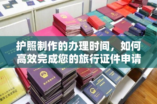 秀洲护照制作的办理时间，如何高效完成您的旅行证件申请